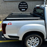 Isuzu D-max 2012 On Double Cab Aluminium Tonneau Cover Black Finish Egr